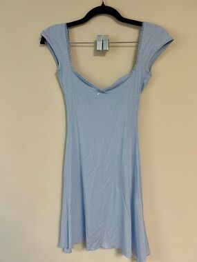 Oh Polly Light Blue Mini Dress